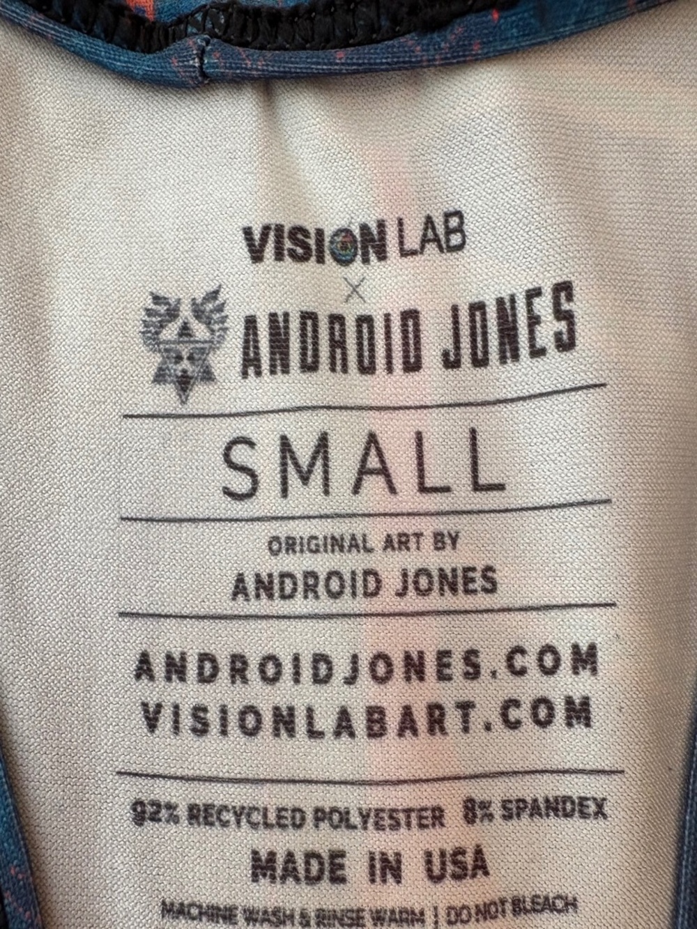 Vision Lab x Android Jones Psychedelic Tank Top Size Small - Picture 8 of 8